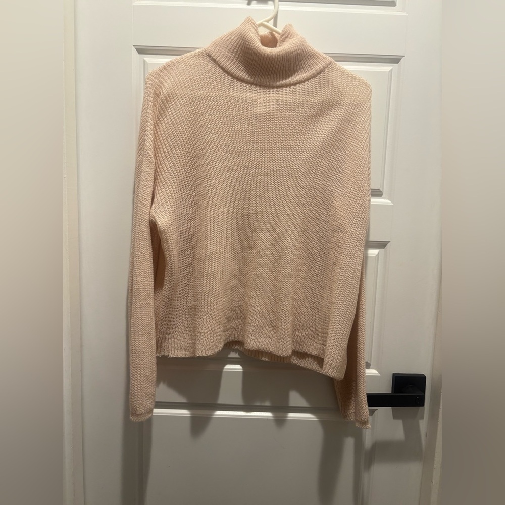 Sadie & Sage Cream Knit Sweater - size small